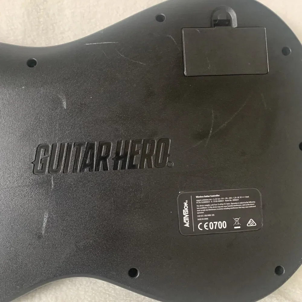 Guitar Hero Power Wireless Guitar HERO POWER Xbox 360 PS3 Lot Of 2 no dongles